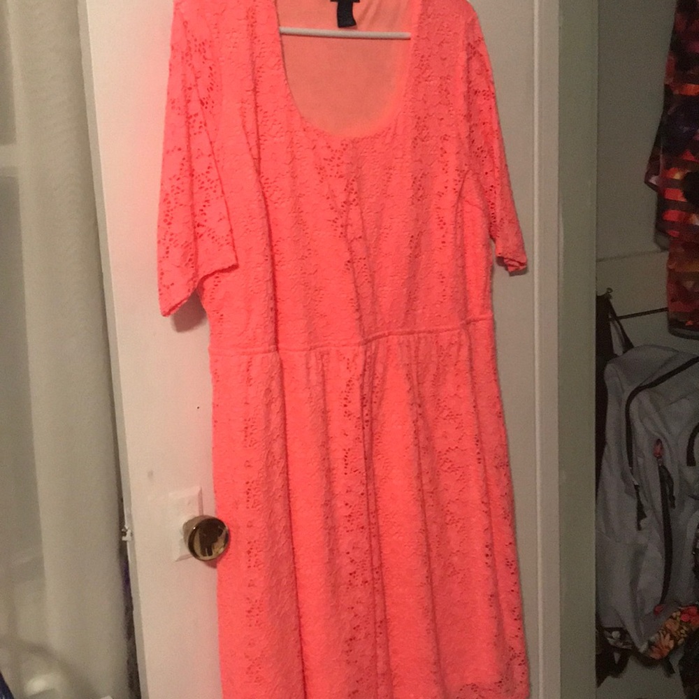 Lace skater dress